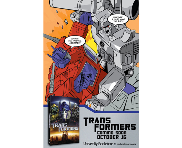 Transformer DVD poster